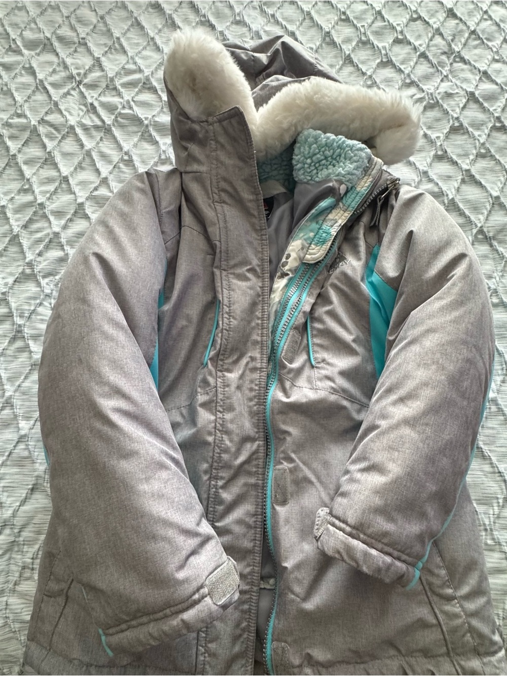 Girls' Gerry 3 in 1 Coat with Faux Fur Hood